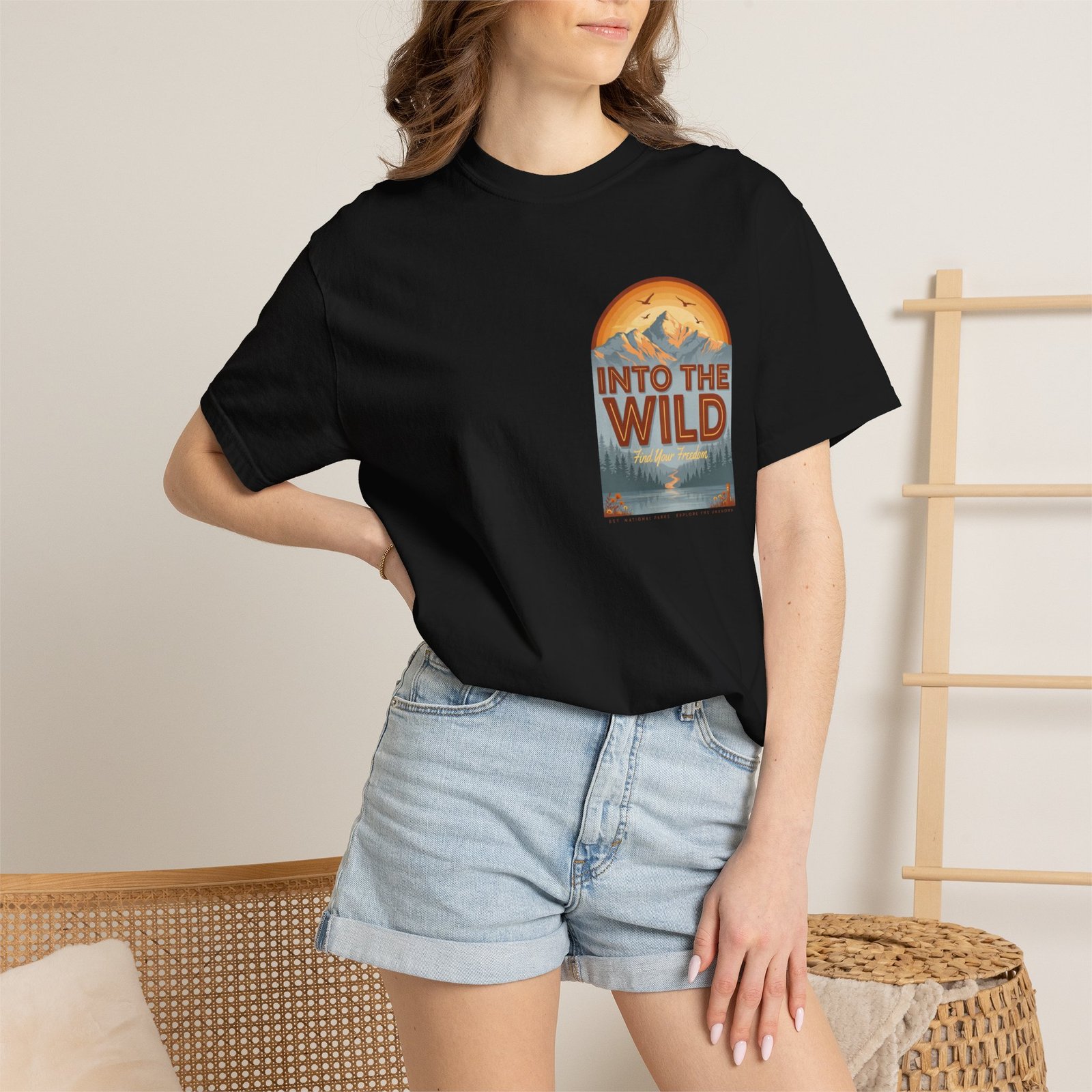Men Garment-Dyed T-shirt - Image 44