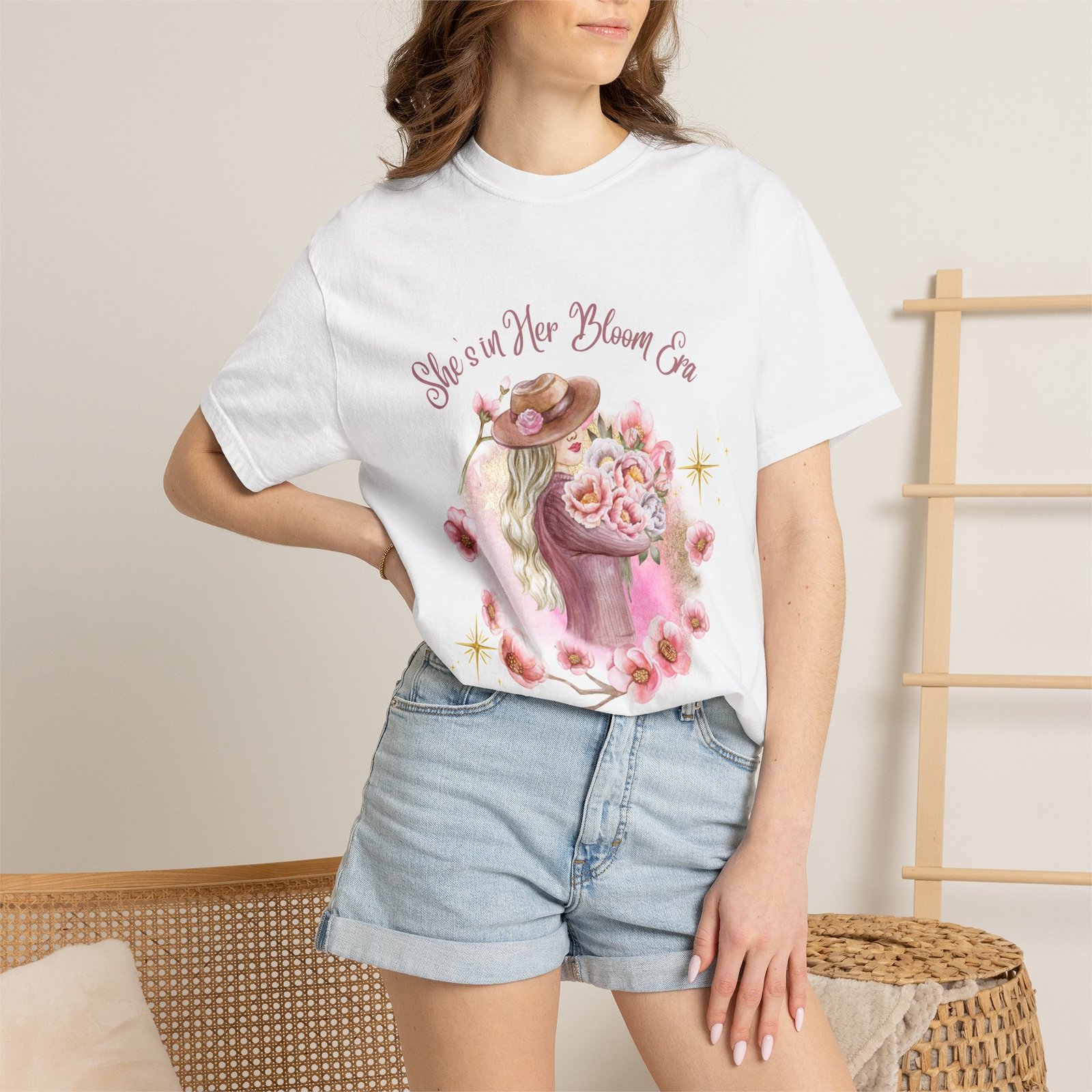 Women Garment-Dyed T-shirt - Image 4