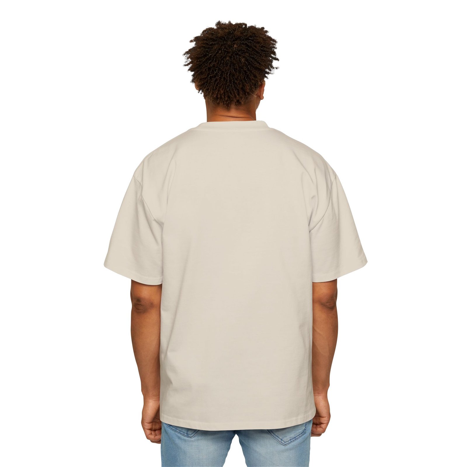 Men's Heavy Oversized Tee - Image 8