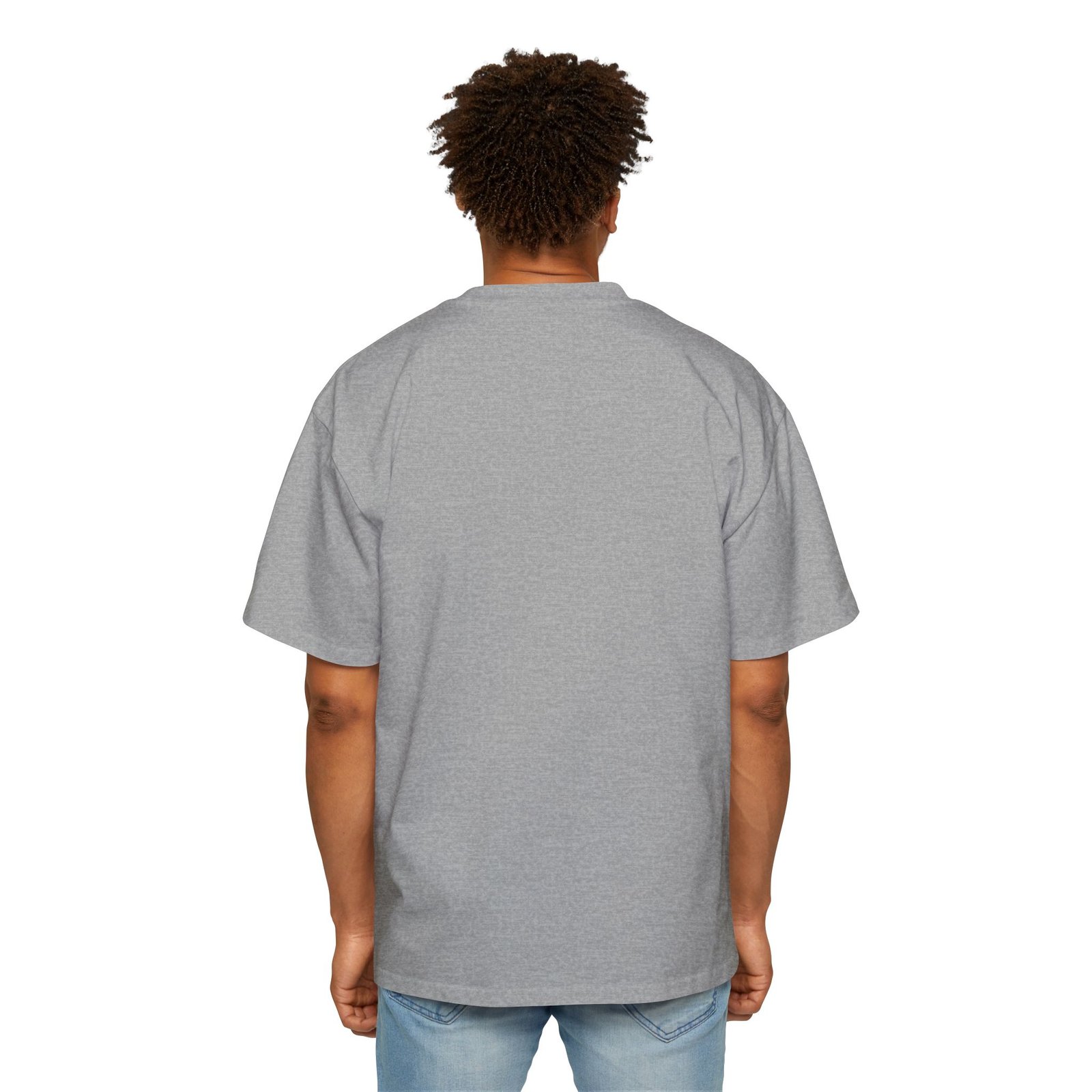 Men's Heavy Oversized Tee - Image 12