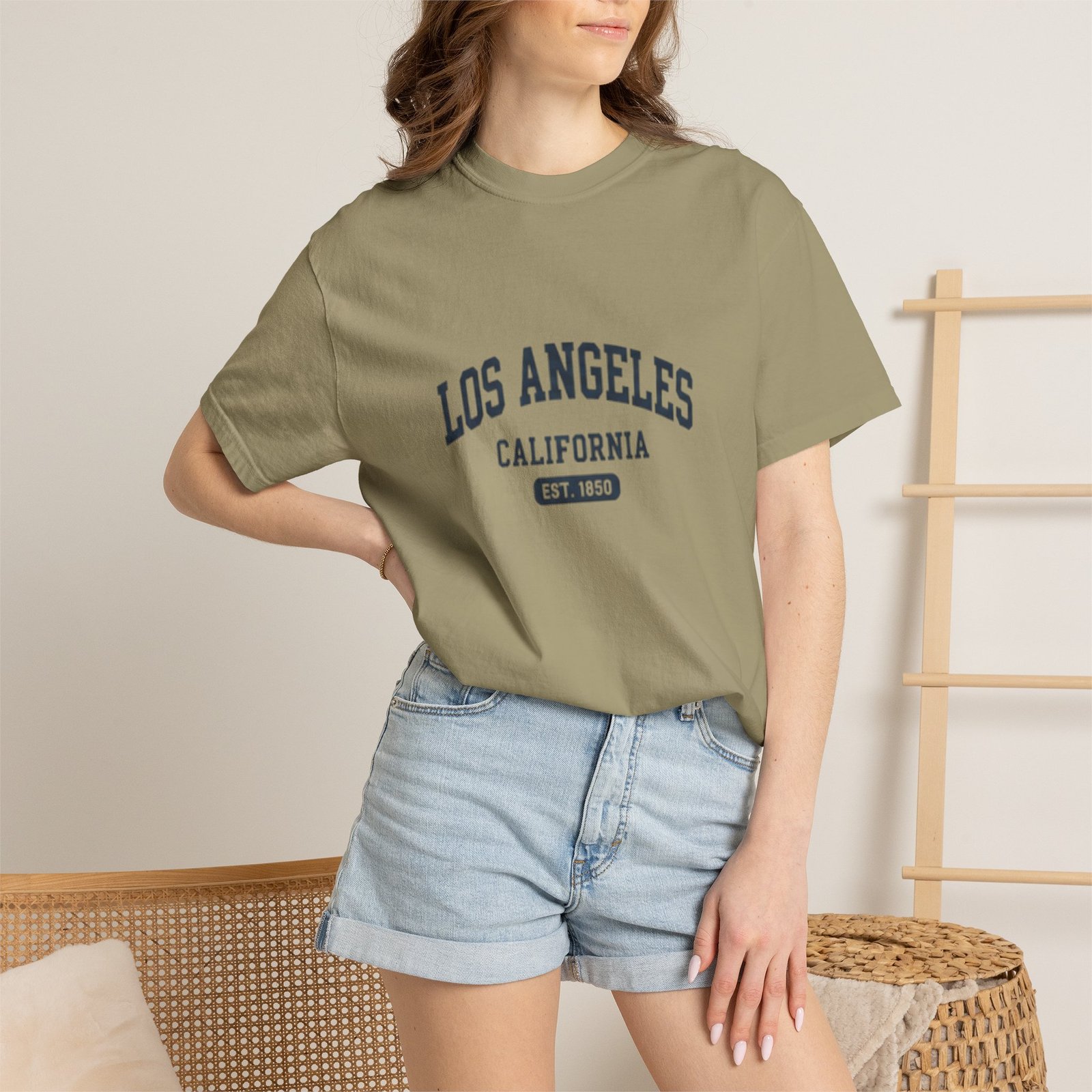 Men Garment-Dyed T-shirt - Image 20
