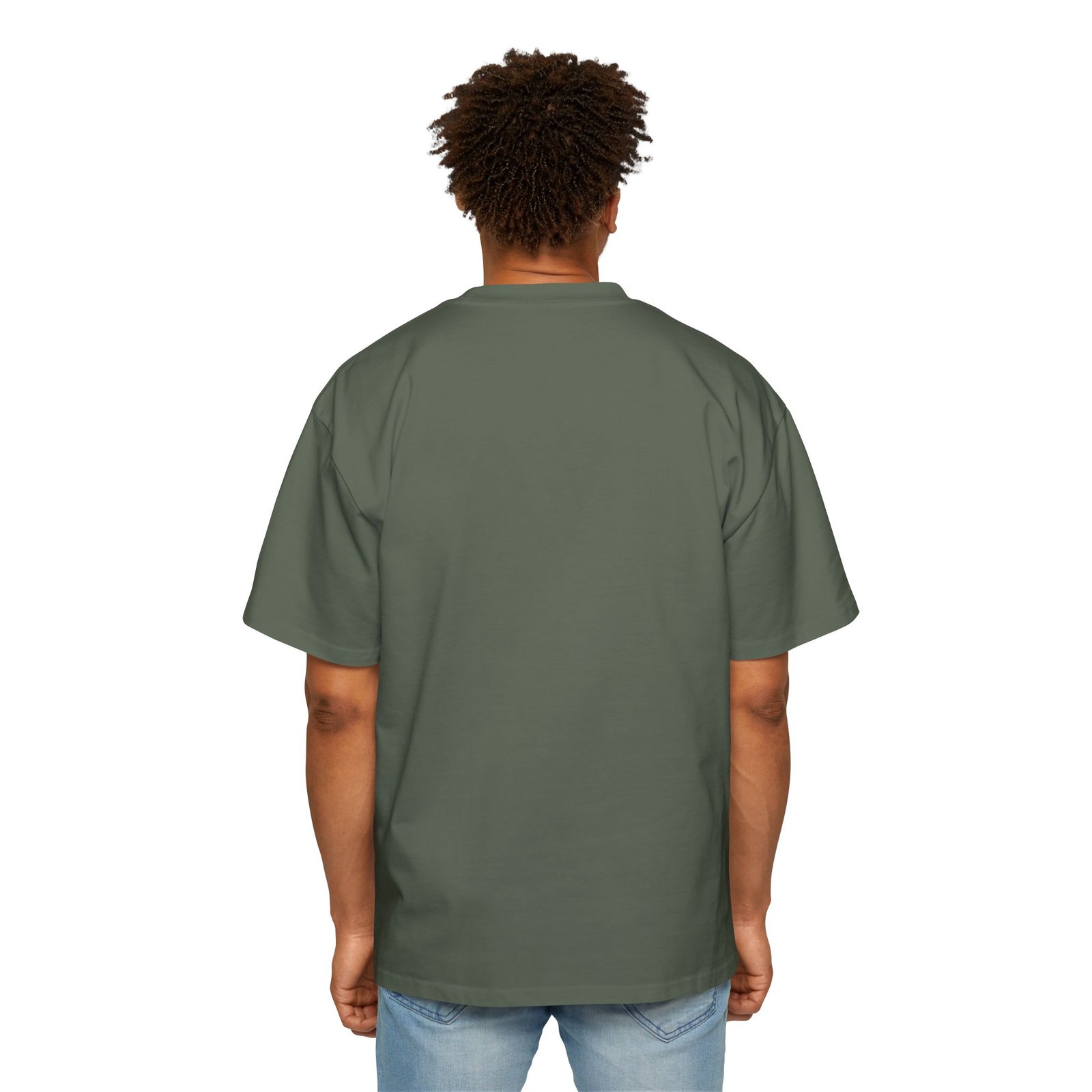 Men's Heavy Oversized Tee - Image 20