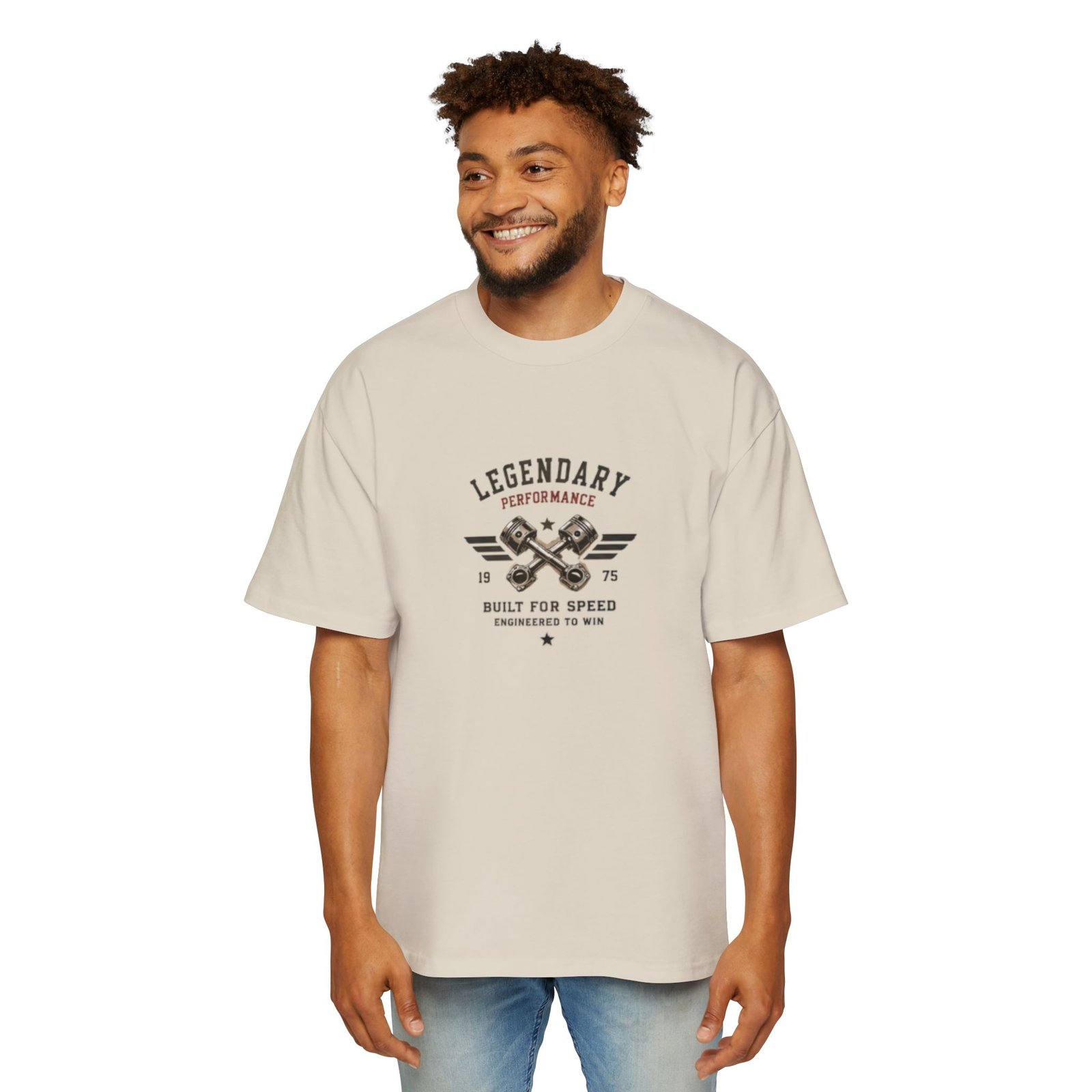 Men's Heavy Oversized Tee - Image 7