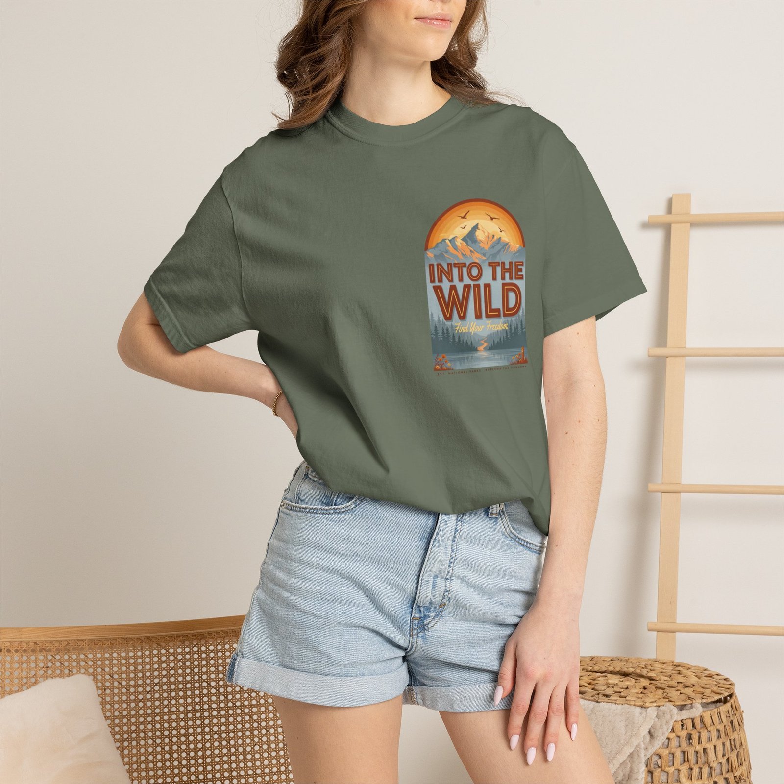 Men Garment-Dyed T-shirt - Image 24